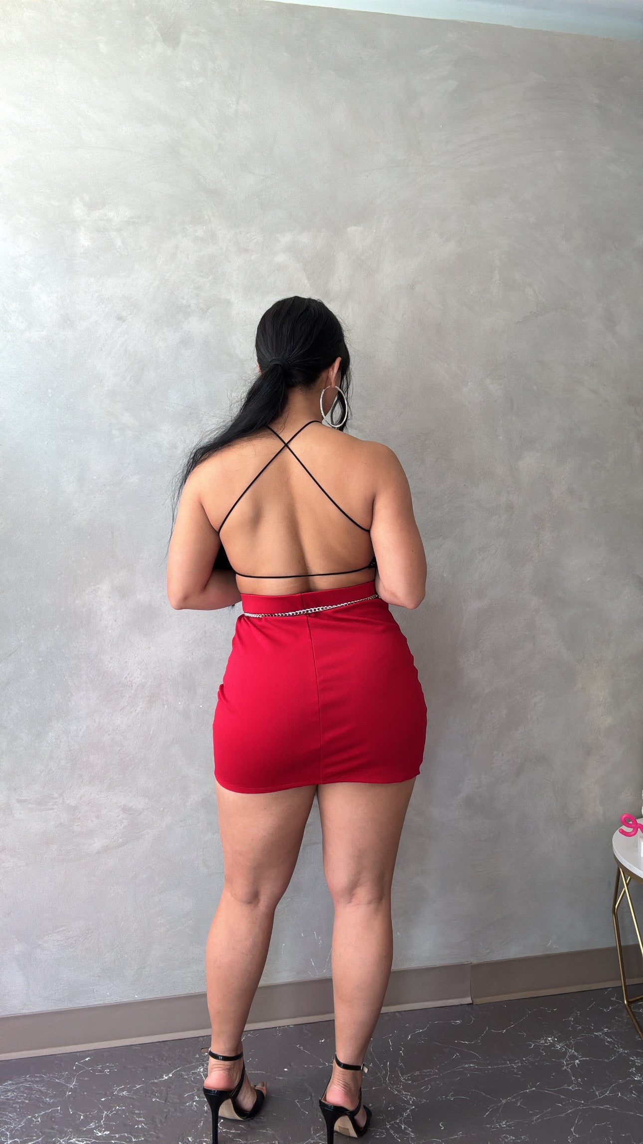 Red Pencil Skirt