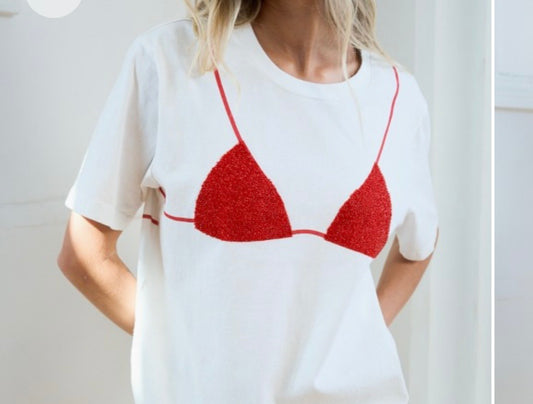 Bikini Top T shirt ( 2 colors)