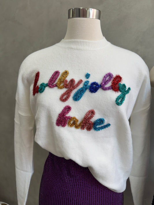Holly Jolly Babe sweater