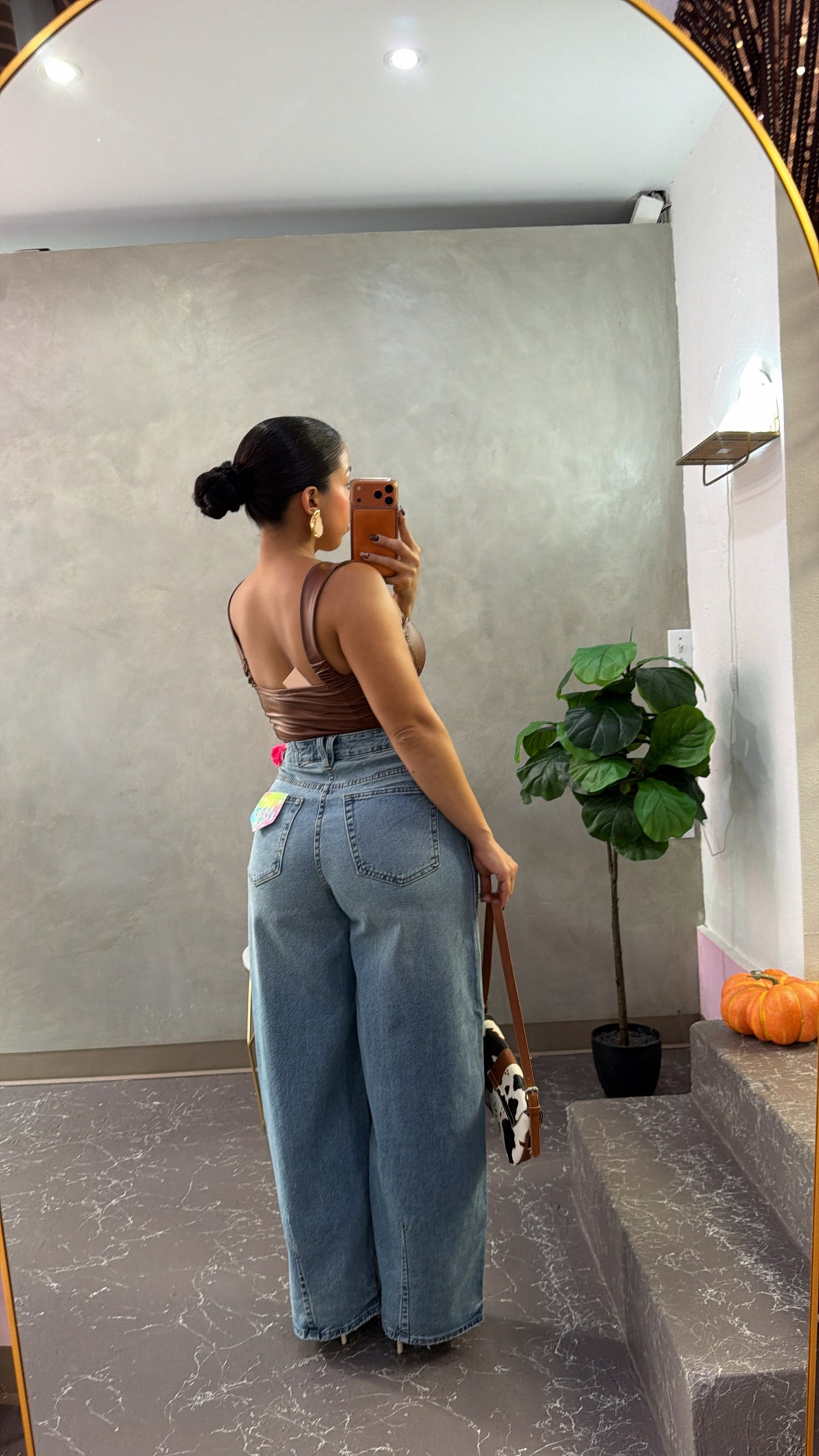 Vibrant paperbag pant