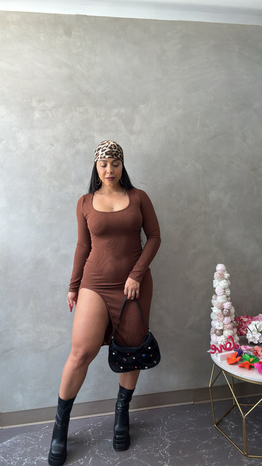 Autumn midi dress