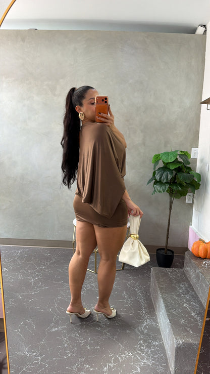 Mini dress w. Cape