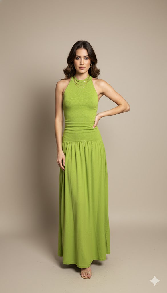 Lime Maxi Dress