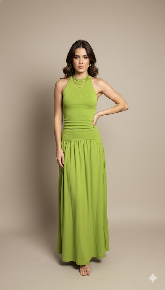 Lime Maxi Dress